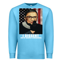 Ocean Blue Notorious R.B.G. Funny Progressive, Liberal Ruth Bader Ginsburg Premium Sweatshirt - artisFamous