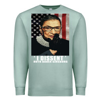 Seafoam Notorious R.B.G. Funny Progressive, Liberal Ruth Bader Ginsburg Premium Sweatshirt - artisFamous