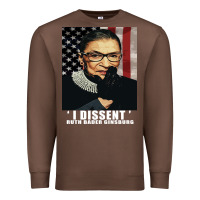 Chestnut Notorious R.B.G. Funny Progressive, Liberal Ruth Bader Ginsburg Premium Sweatshirt - artisFamous