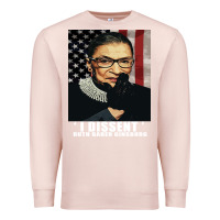 Pale Pink Notorious R.B.G. Funny Progressive, Liberal Ruth Bader Ginsburg Premium Sweatshirt - artisFamous