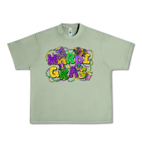 Oil Green mardi gras Urban Heavy Tee - FaDigitalArtStudio