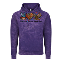Cloud Purple Western Peace Love American Golden Eagle Vintage Hoodie - LillyAllenDesigns