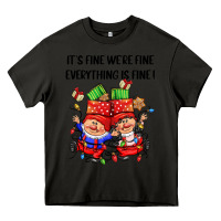 Asphalt its fine were fine everything is fine Heavy Core Tee - CowGirlArtShop