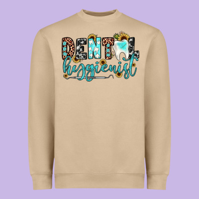 Dental Hygienist Heavyweight Sweatshirt Designed By Jahusdesignshop