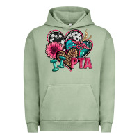 Pigment Oil Green pta physical therapy assistant hearts Urban Hoodie - Jasminsmagicworld