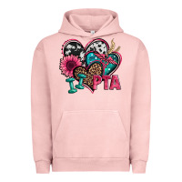 Pigment Salmon pta physical therapy assistant hearts Urban Hoodie - Jasminsmagicworld