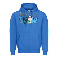 True Royal let it snow snowman coffee Zipper Hoodie - JahusDesignShop