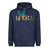 Navy girl mama Heavyweight Hoodie - JahusDesignShop
