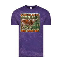 Cloud Purple whatever lassos your longhorn Vintage Tee - RanaPortraitStore
