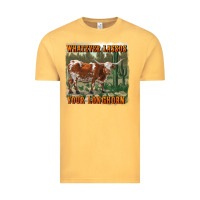 Vintage Mustard whatever lassos your longhorn Vintage Tee - RanaPortraitStore