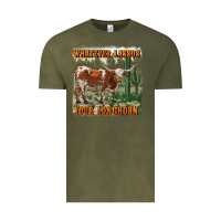 Vintage Olive whatever lassos your longhorn Vintage Tee - RanaPortraitStore