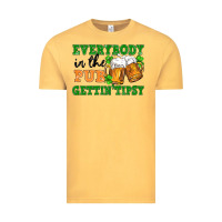 Vintage Mustard everybody in the pub gettin tipsy Vintage Tee - FaDigitalArtStudio