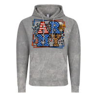 Cloud Rock Army Veteran leopard frame 4th of July Vintage Hoodie - LillyAllenDesigns