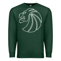 Sports Green outline seven lions Premium Sweatshirt - artisFamous