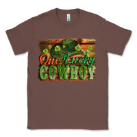 Chestnut One lucky Cowboy St. Patrick's Day Classic Tee - CowGirlArtShop