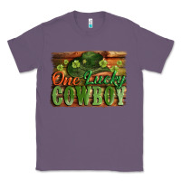 Lavender One lucky Cowboy St. Patrick's Day Classic Tee - CowGirlArtShop