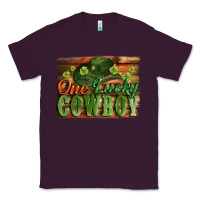 Plum One lucky Cowboy St. Patrick's Day Classic Tee - CowGirlArtShop