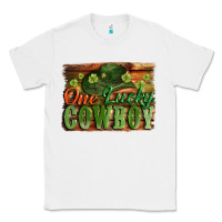 White One lucky Cowboy St. Patrick's Day Classic Tee - CowGirlArtShop