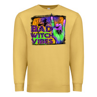 Antique Gold bad witch vibes Premium Sweatshirt - JahusDesignShop