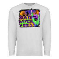 Dove Grey bad witch vibes Premium Sweatshirt - JahusDesignShop