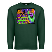 Sports Green bad witch vibes Premium Sweatshirt - JahusDesignShop