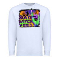 White bad witch vibes Premium Sweatshirt - JahusDesignShop