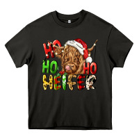 Asphalt ho ho ho heifer Heavy Core Tee - CowGirlArtShop