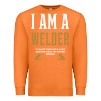Carrot I Am A WELDER - WELDER Job Gift Funny Premium Sweatshirt - artisFamous