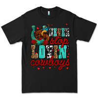 Black never stop lovin cowboys olivia Premium Tee - OliviaCreatesArt