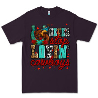 Plum never stop lovin cowboys olivia Premium Tee - OliviaCreatesArt