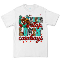 White never stop lovin cowboys olivia Premium Tee - OliviaCreatesArt