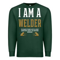 Sports Green I Am A WELDER - WELDER Job Gift Funny Premium Sweatshirt - artisFamous