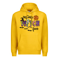 Lemon Resting Witch Face Premium Hoodie - CowhideDigitalArt
