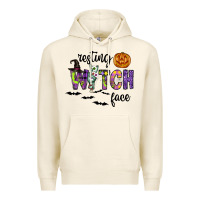 Tofu Resting Witch Face Premium Hoodie - CowhideDigitalArt