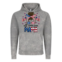 Cloud Rock All American Mama Messy Buny Vintage Hoodie - CowhideDigitalArt