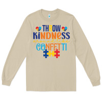 Mushroom Throw kindness around like confetti Long Sleeve Tee - CowhideDigitalArt