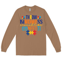 Toasted Coconut Throw kindness around like confetti Long Sleeve Tee - CowhideDigitalArt