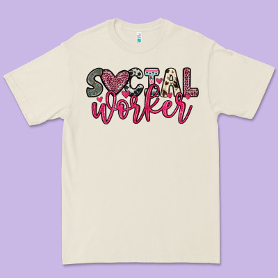 Social Worker Premium Tee Designed By Oliviacreatesart