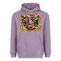 Lavender highland cow Heavyweight Hoodie - JahusDesignShop