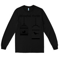 Black Attempted Murder Long Sleeve Tee - Bettercallsaul