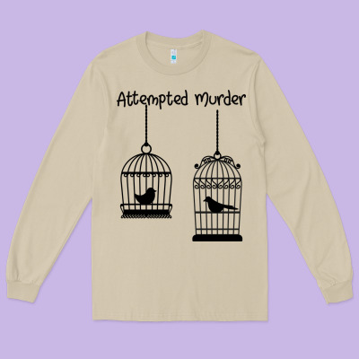 Attempted Murder Long Sleeve Tee Designed By Bettercallsaul