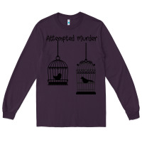 Plum Attempted Murder Long Sleeve Tee - Bettercallsaul