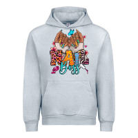 Heather Grey Afro woman nail boss Urban Hoodie - RanaPortraitStore