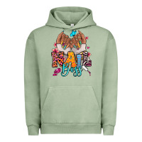 Pigment Oil Green Afro woman nail boss Urban Hoodie - RanaPortraitStore