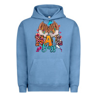 Pigment Pebble Blue Afro woman nail boss Urban Hoodie - RanaPortraitStore