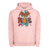 Pigment Salmon Afro woman nail boss Urban Hoodie - RanaPortraitStore