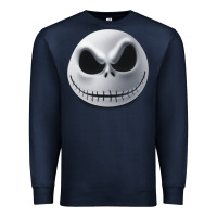 Navy happy halloween pumpkin Trick or treat Premium Sweatshirt - artisFamous