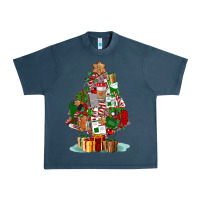 Midnight Navy nurse christmas tree Urban Heavy Tee - FaDigitalArtStudio