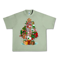 Oil Green nurse christmas tree Urban Heavy Tee - FaDigitalArtStudio