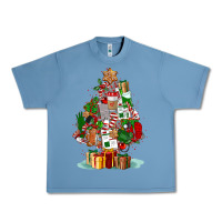 Pebble Blue nurse christmas tree Urban Heavy Tee - FaDigitalArtStudio